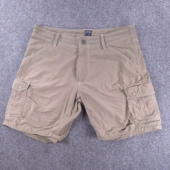 Kuhl Other - Kuhl Mens Cargo Shorts Tan Khaki Hiking Outdoor 36x30 PO 7983-00